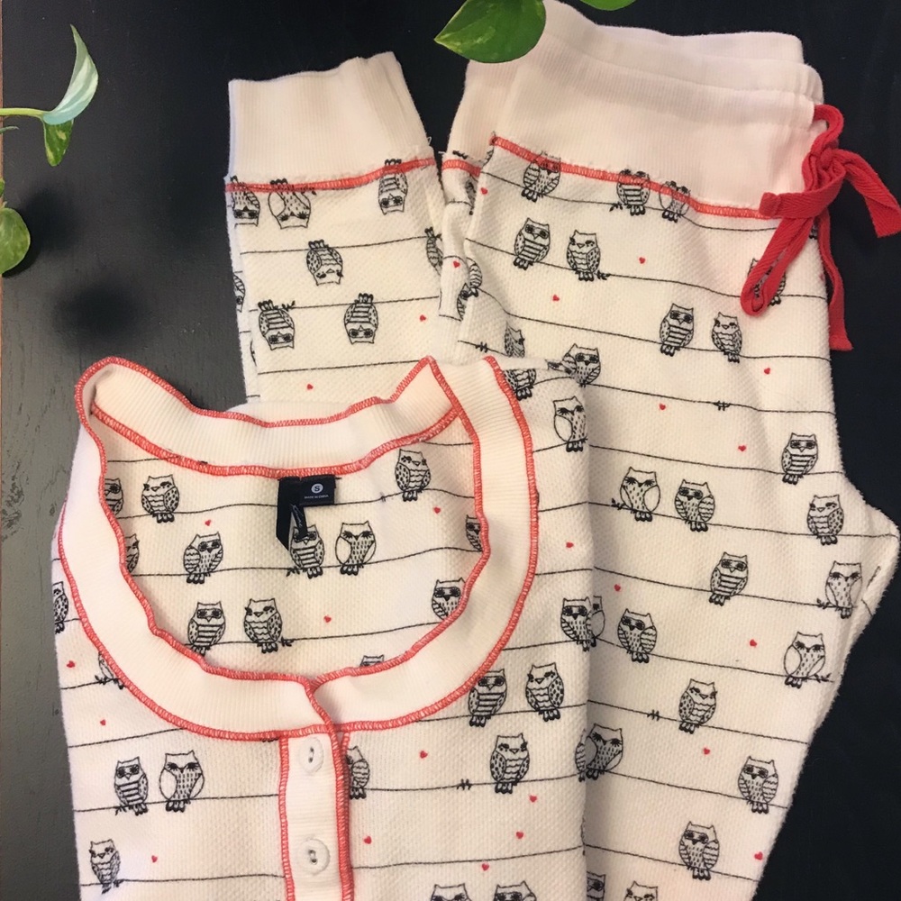 Kensie Owl Pajama Set